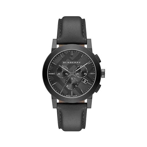 burberry watch bu 364|Burberry Men's Watch Chronograph The City Black BU9364.